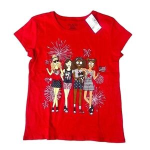 The Children’s Place 4 Girls With Fireworks NWT - Size M (7/8)